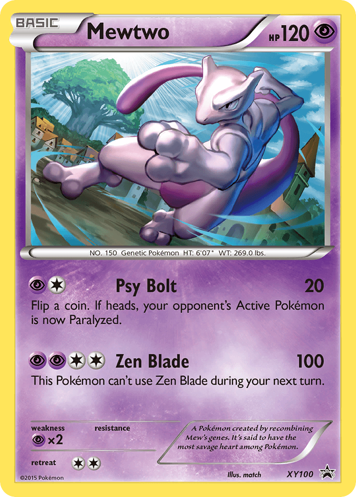Mewtwo: XY Black Star Promos
