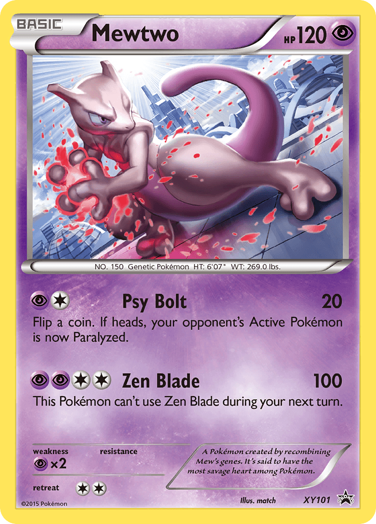Mewtwo: XY Black Star Promos
