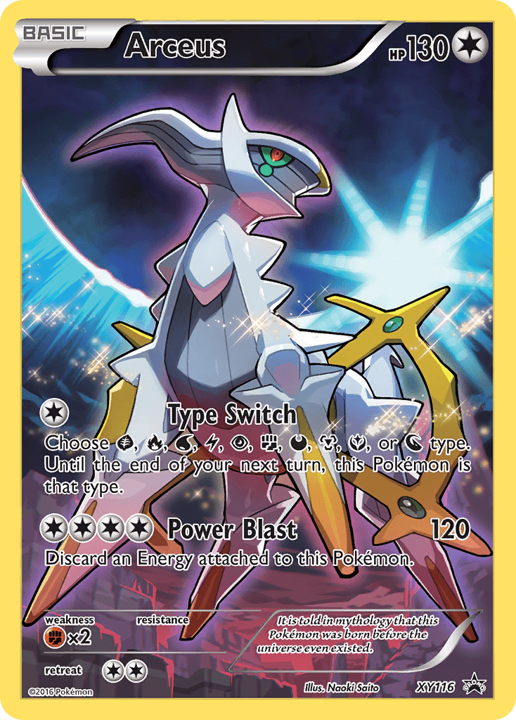 Arceus: XY Black Star Promos