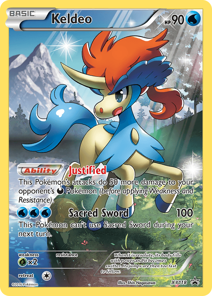 Keldeo: XY Black Star Promos