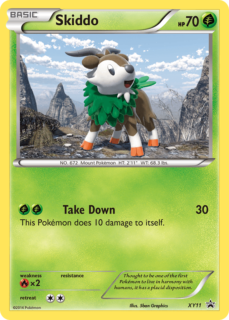 Skiddo: XY Black Star Promos