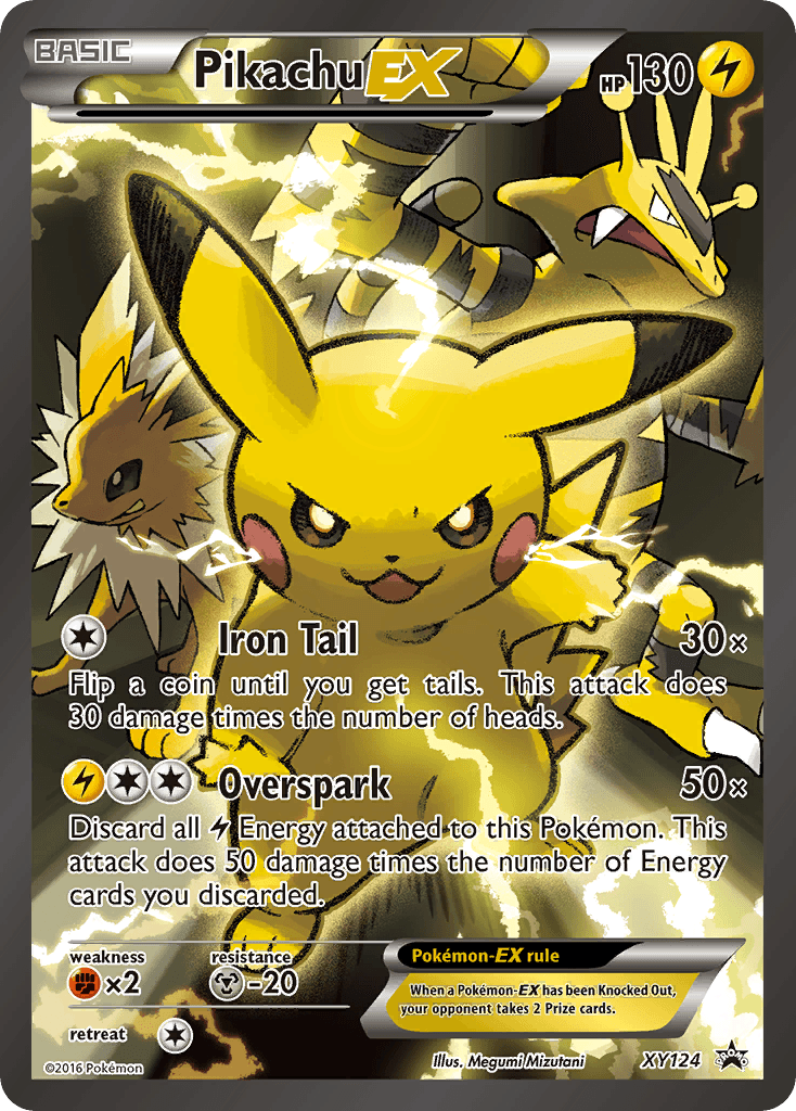 Pikachu-EX: XY Black Star Promos