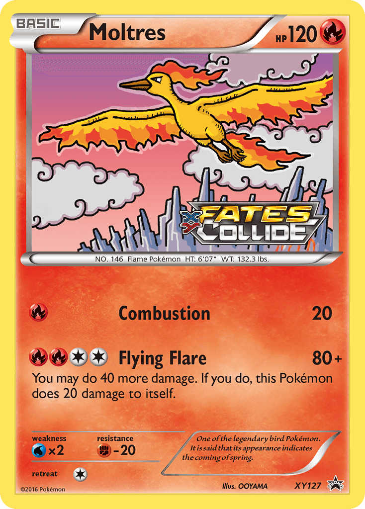 Moltres: XY Black Star Promos