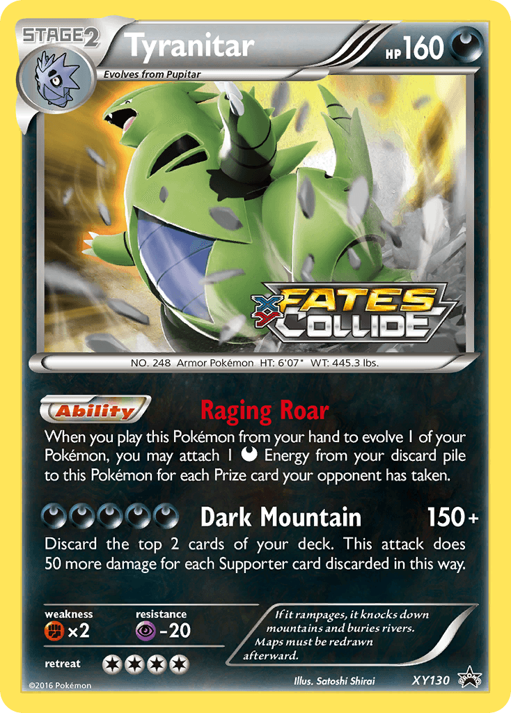 Tyranitar: XY Black Star Promos
