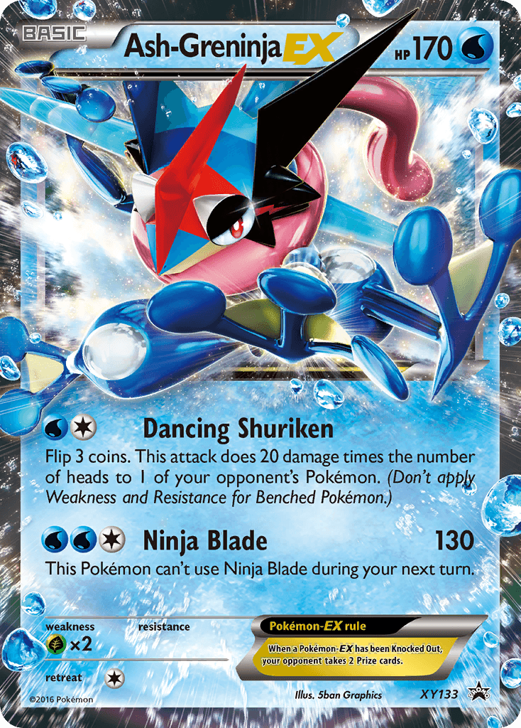 Ash-Greninja-EX: XY Black Star Promos