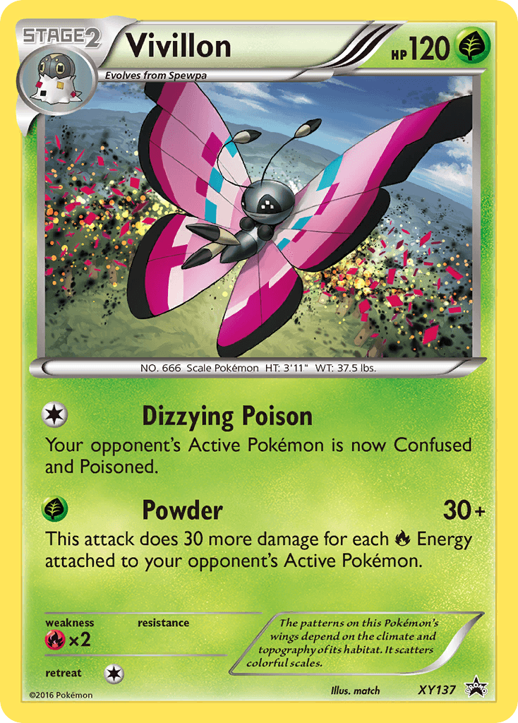 Vivillon: XY Black Star Promos