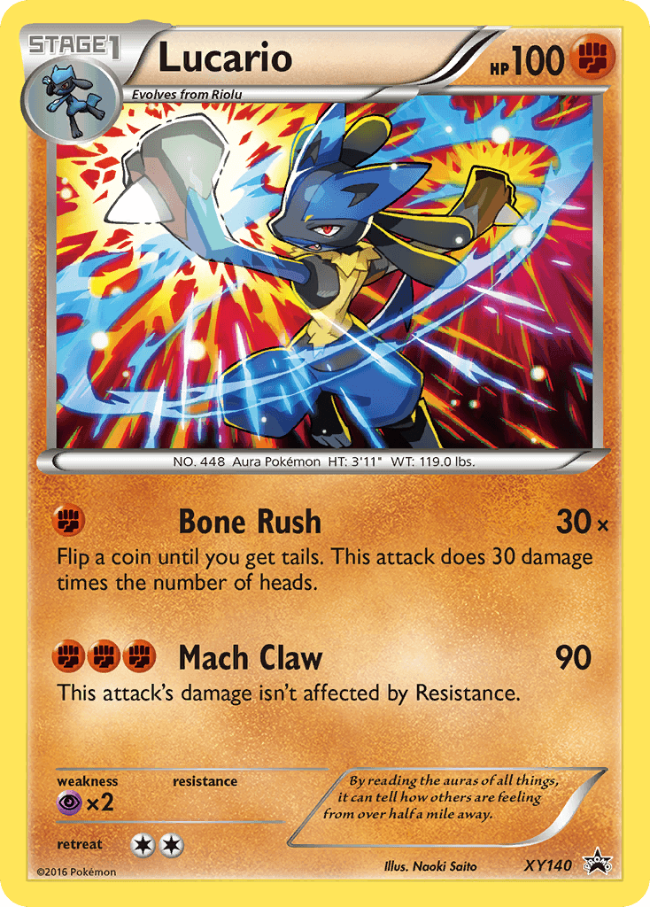 Lucario: XY Black Star Promos