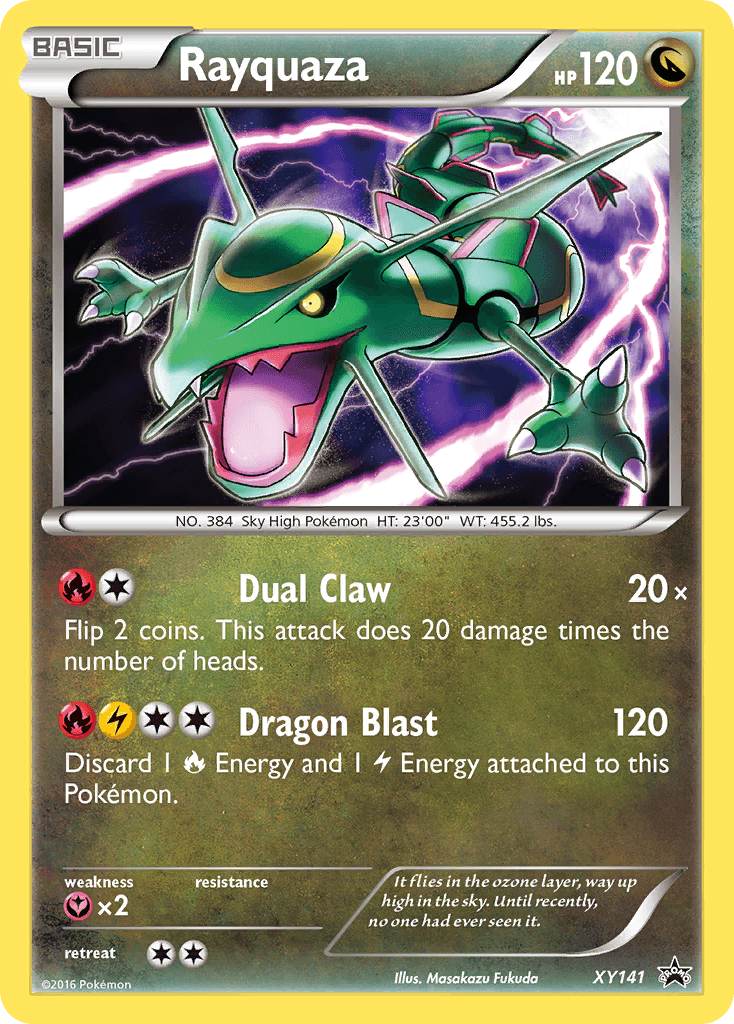 Rayquaza: XY Black Star Promos