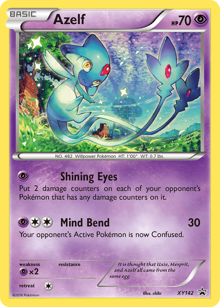 Azelf: XY Black Star Promos