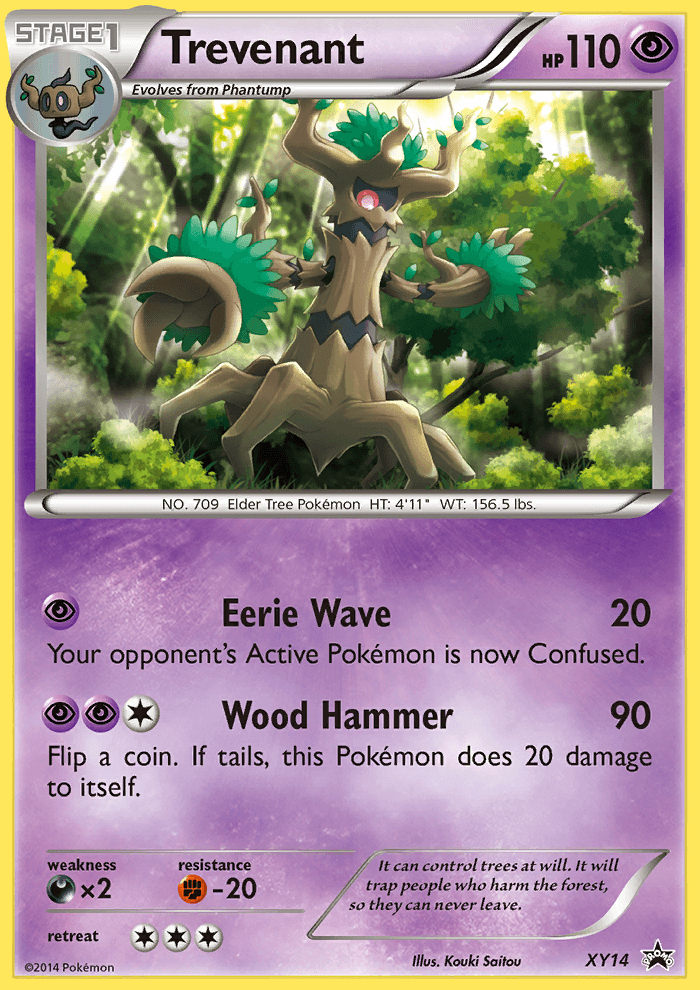Trevenant: XY Black Star Promos