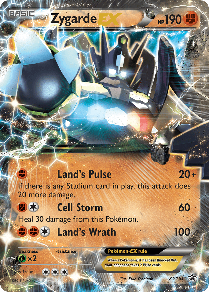Zygarde-EX: XY Black Star Promos
