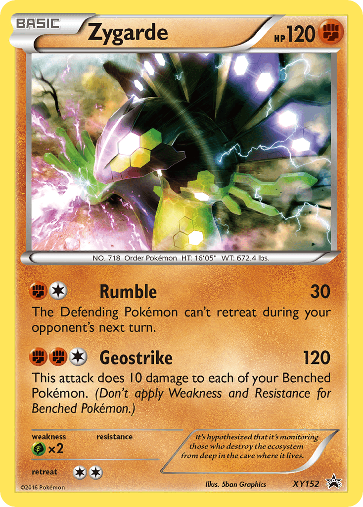 Zygarde: XY Black Star Promos