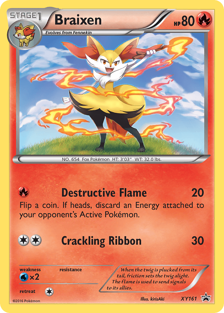 Braixen: XY Black Star Promos