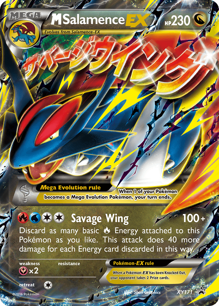 M Salamence-EX: XY Black Star Promos