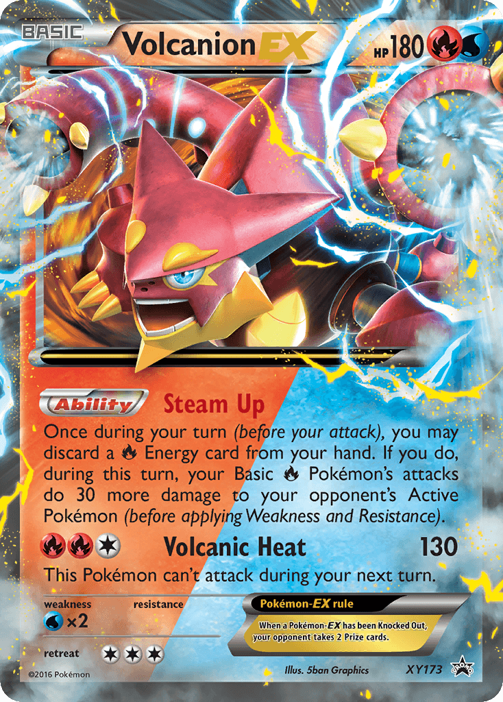 Volcanion-EX: XY Black Star Promos
