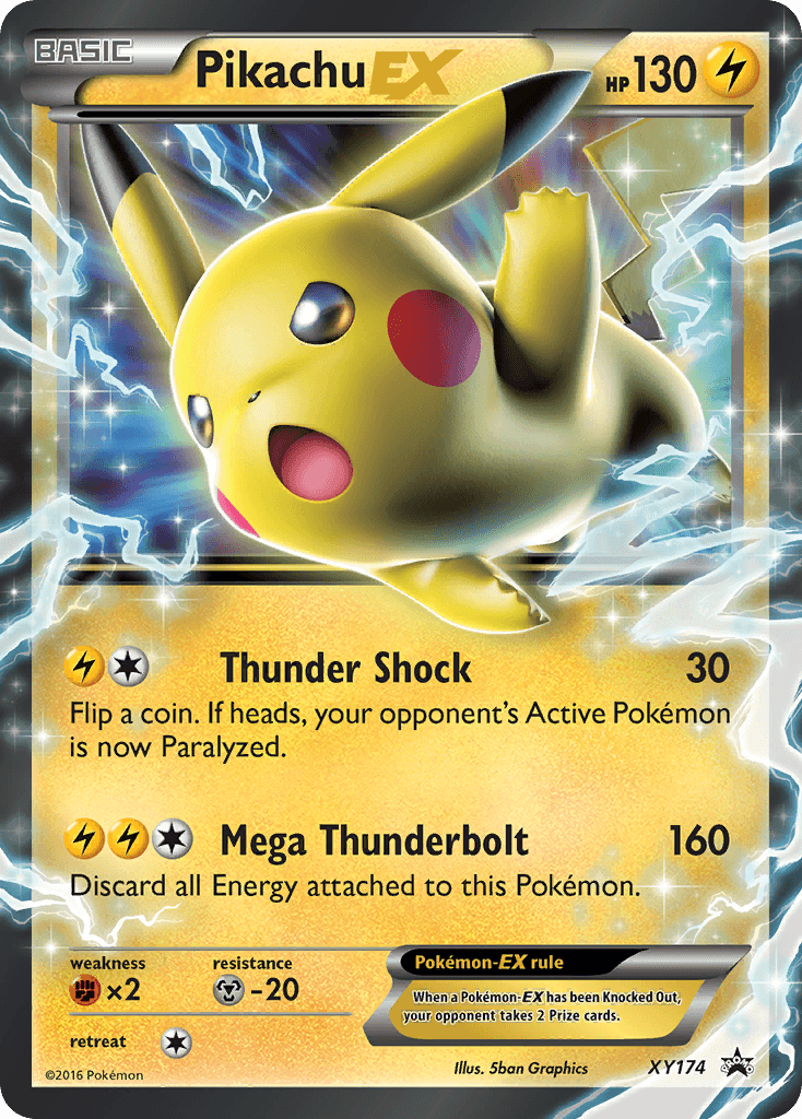 Pikachu-EX: XY Black Star Promos