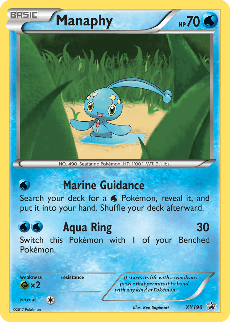 Manaphy: XY Black Star Promos