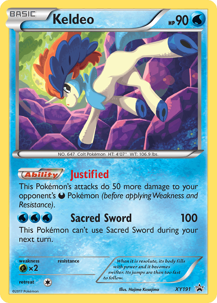 Keldeo: XY Black Star Promos