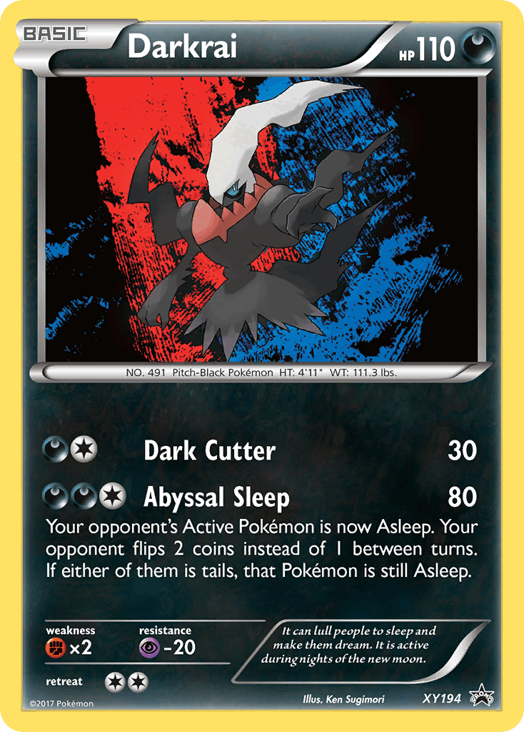 Darkrai: XY Black Star Promos