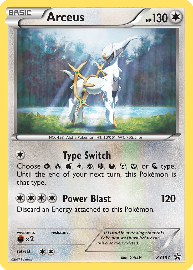 Arceus: XY Black Star Promos