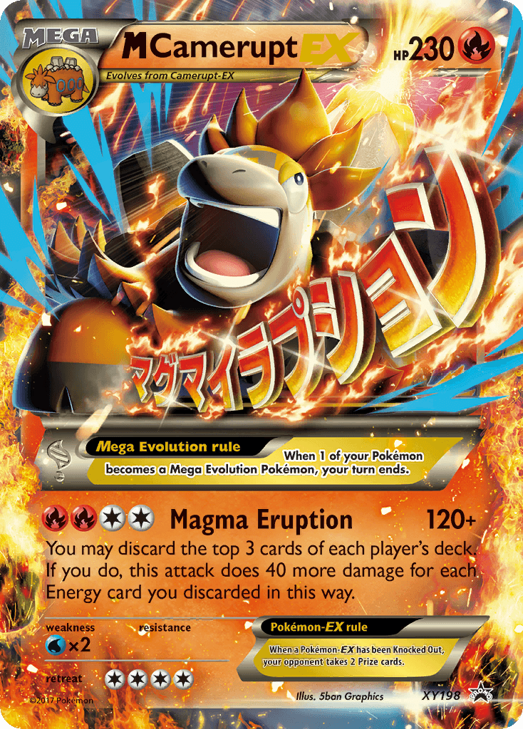 M Camerupt-EX: XY Black Star Promos