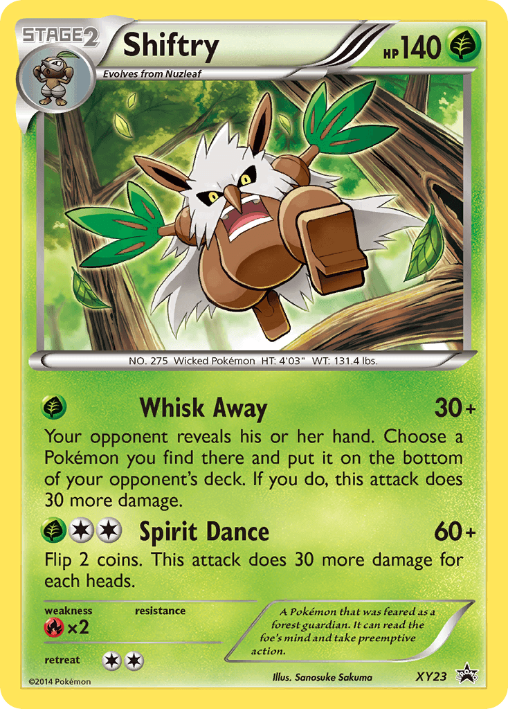 Shiftry: XY Black Star Promos