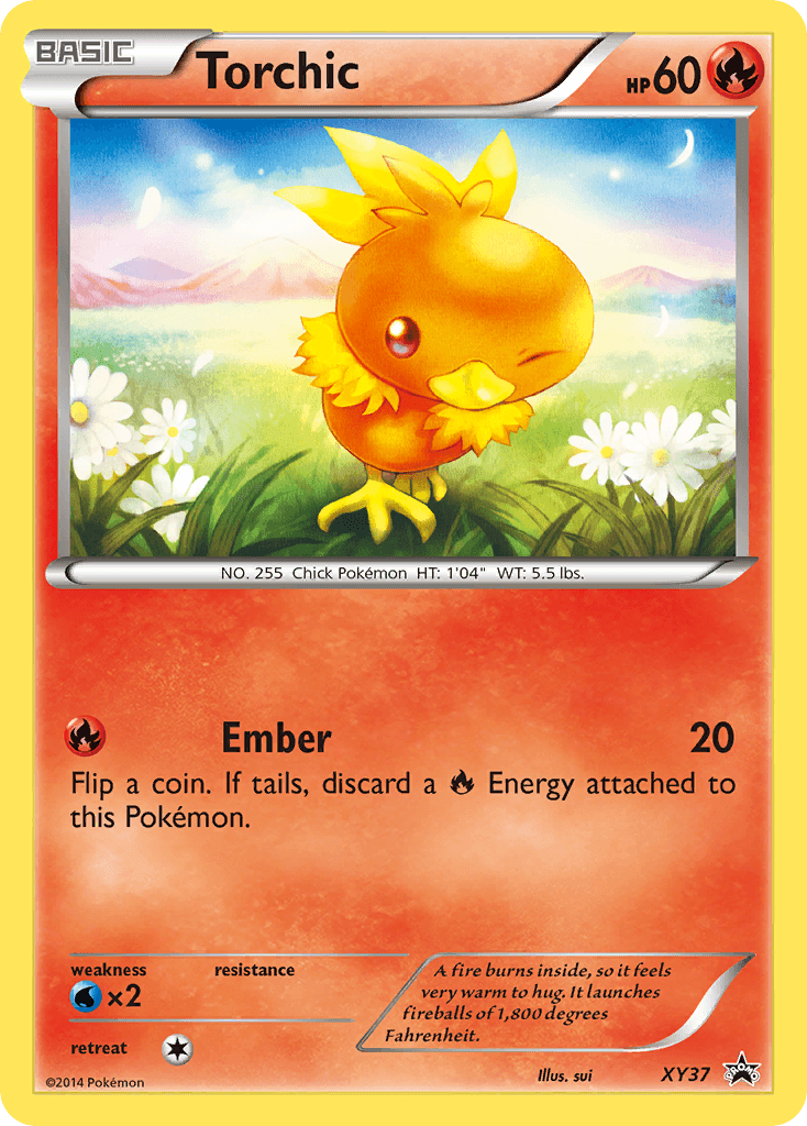 Torchic: XY Black Star Promos