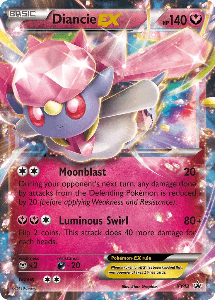 Diancie-EX: XY Black Star Promos