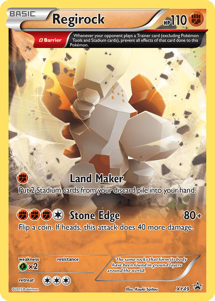 Regirock: XY Black Star Promos