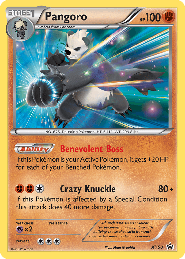 Pangoro: XY Black Star Promos