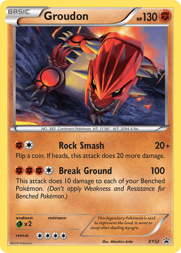 Groudon: XY Black Star Promos