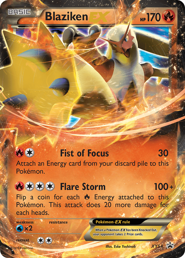 Blaziken-EX: XY Black Star Promos
