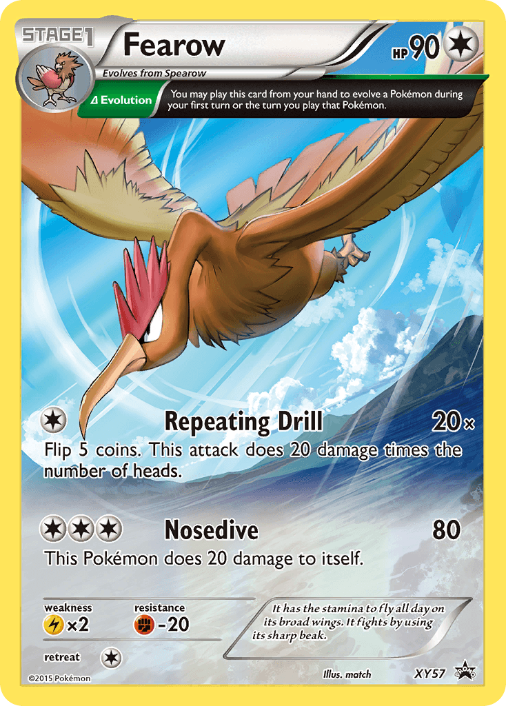 Fearow: XY Black Star Promos