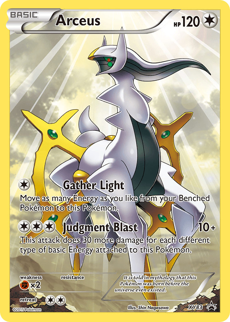 Arceus: XY Black Star Promos