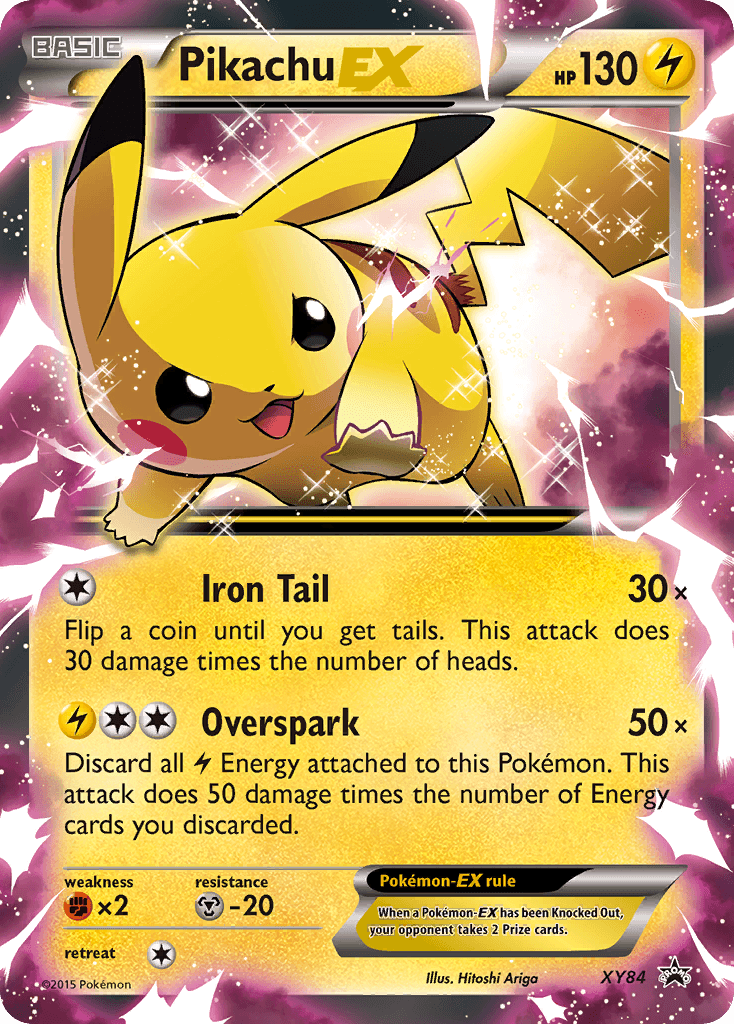 Pikachu-EX: XY Black Star Promos