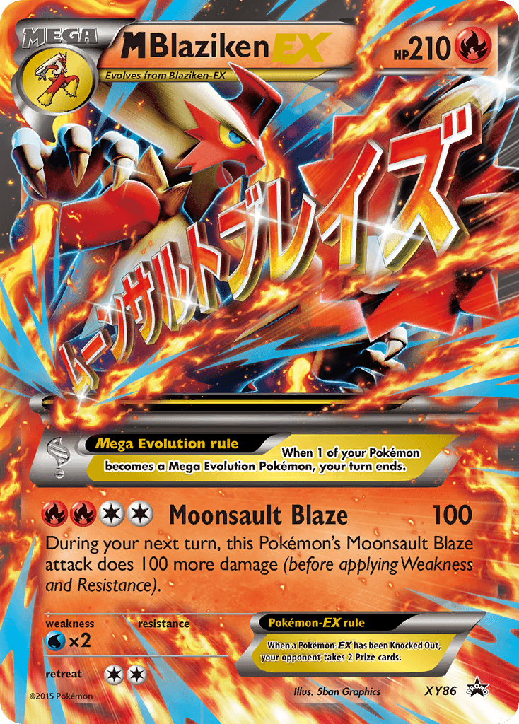 M Blaziken-EX: XY Black Star Promos