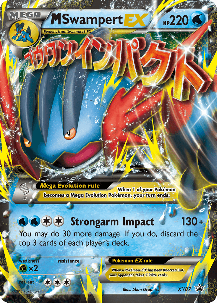 M Swampert-EX: XY Black Star Promos