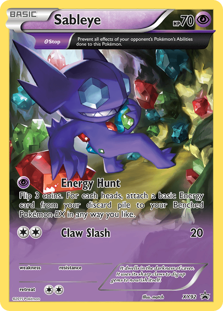 Sableye: XY Black Star Promos