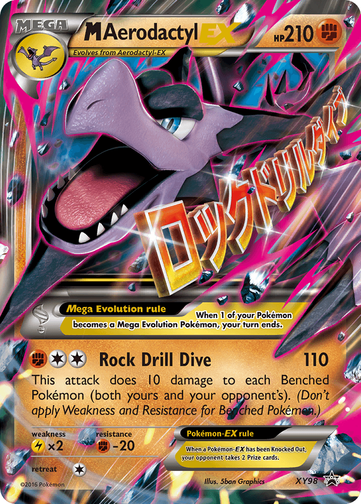 M Aerodactyl-EX: XY Black Star Promos