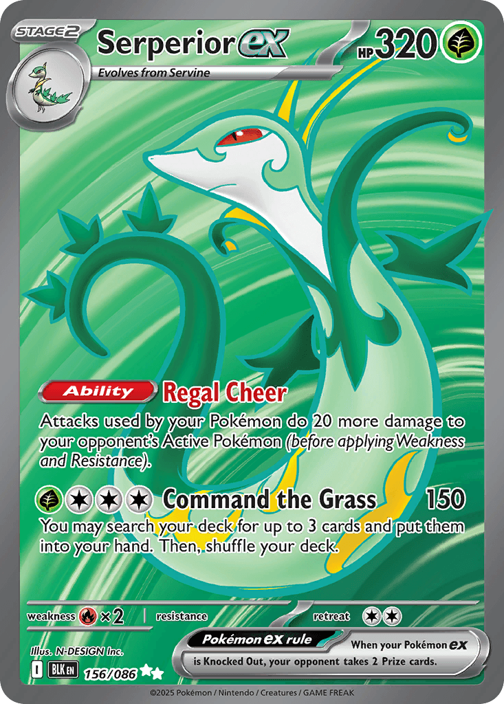 Serperior ex: Black Bolt