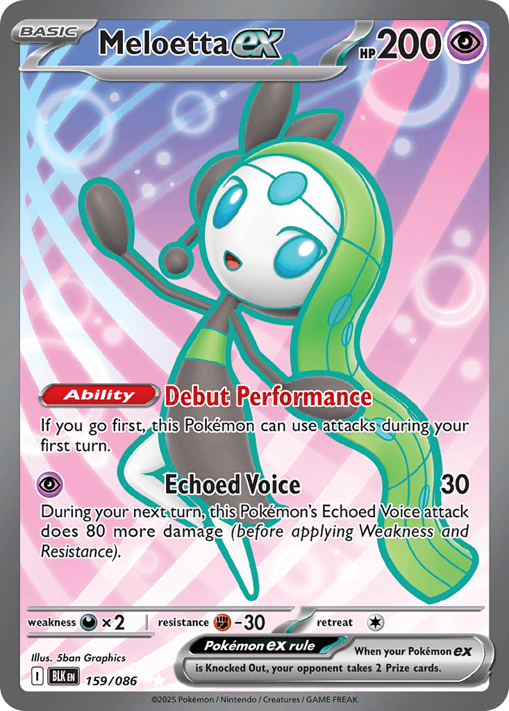 Meloetta ex: Black Bolt