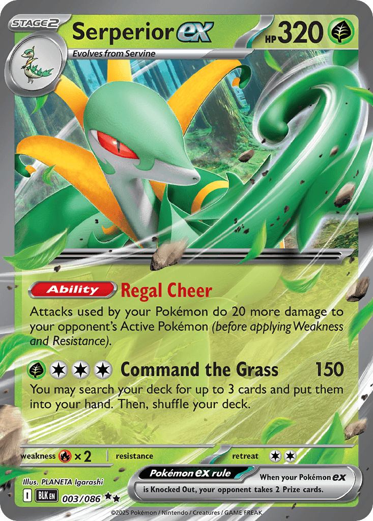 Serperior ex: Black Bolt