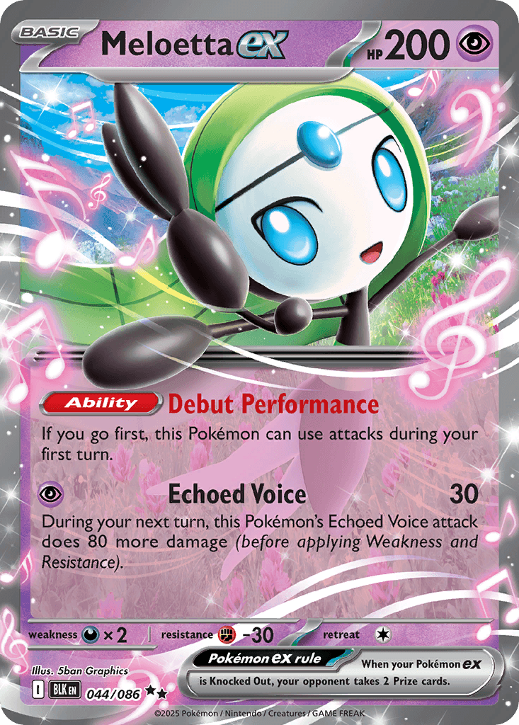 Meloetta ex: Black Bolt