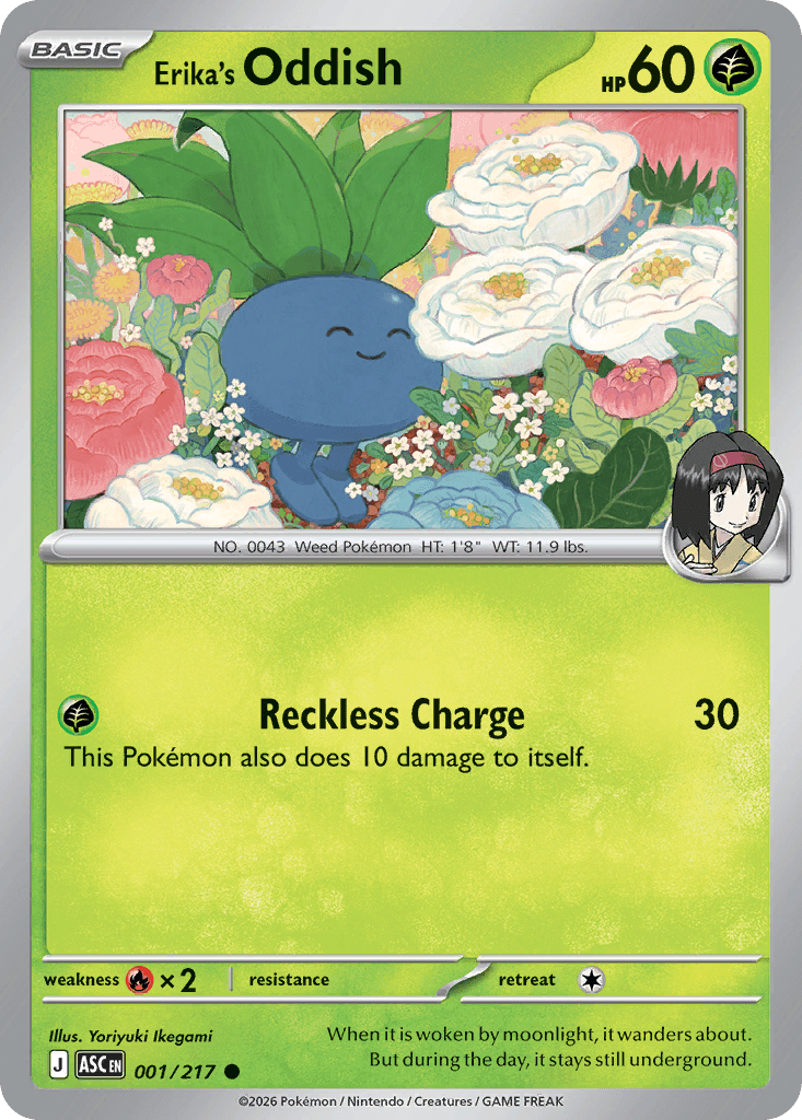 Erika's Oddish: Ascended Heroes