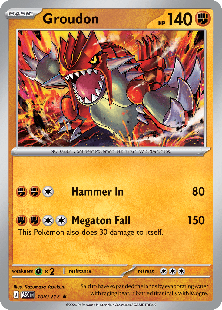 Groudon: Ascended Heroes
