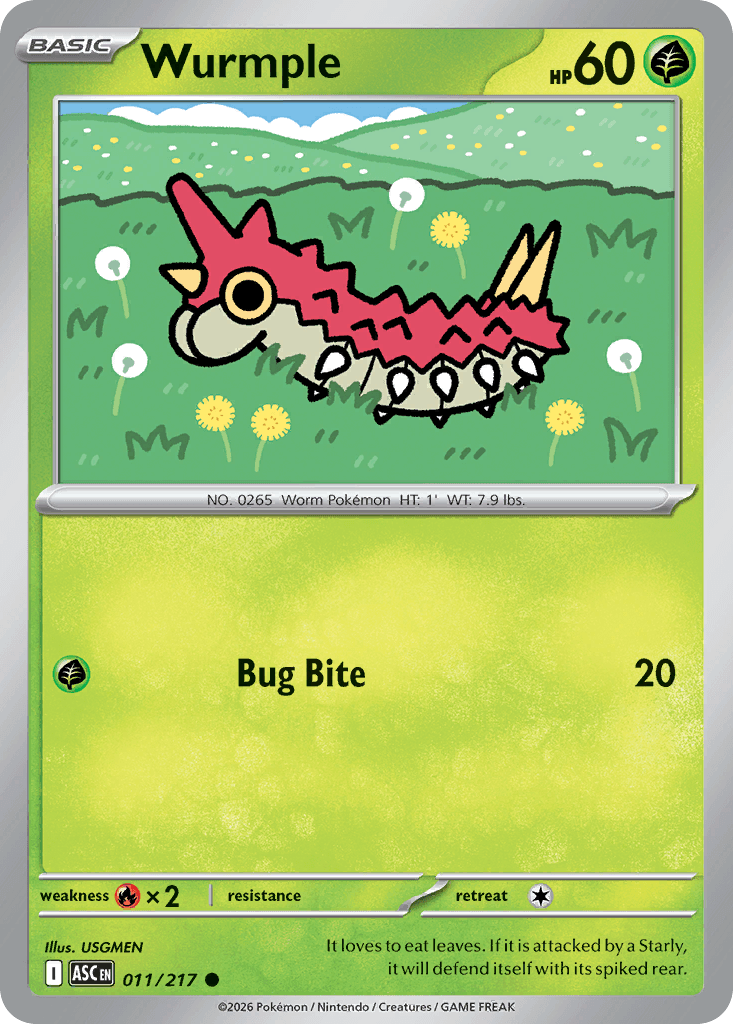 Wurmple: Ascended Heroes