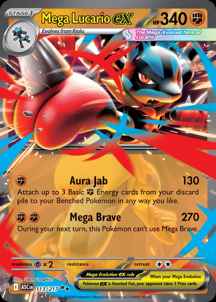 Mega Lucario ex: Ascended Heroes