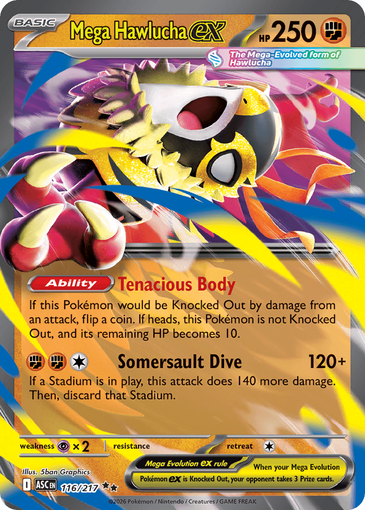 Mega Hawlucha ex: Ascended Heroes