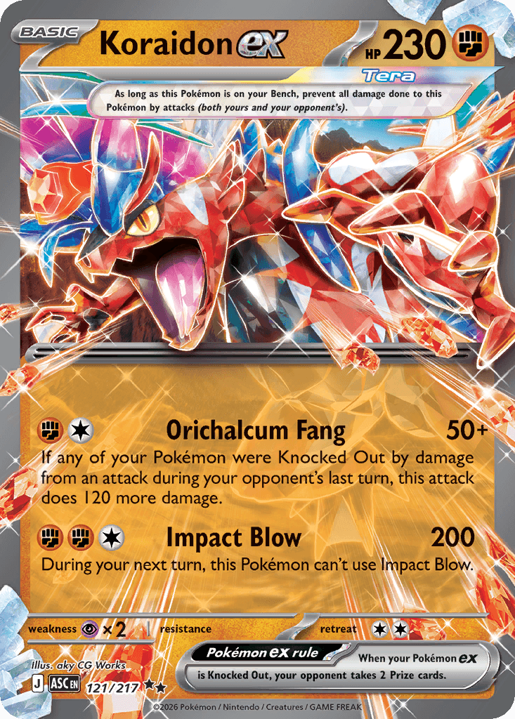 Koraidon ex: Ascended Heroes