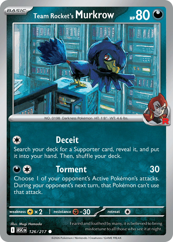Team Rocket's Murkrow: Ascended Heroes
